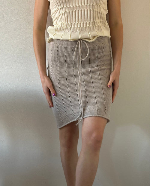 Beige Tilla Skirt