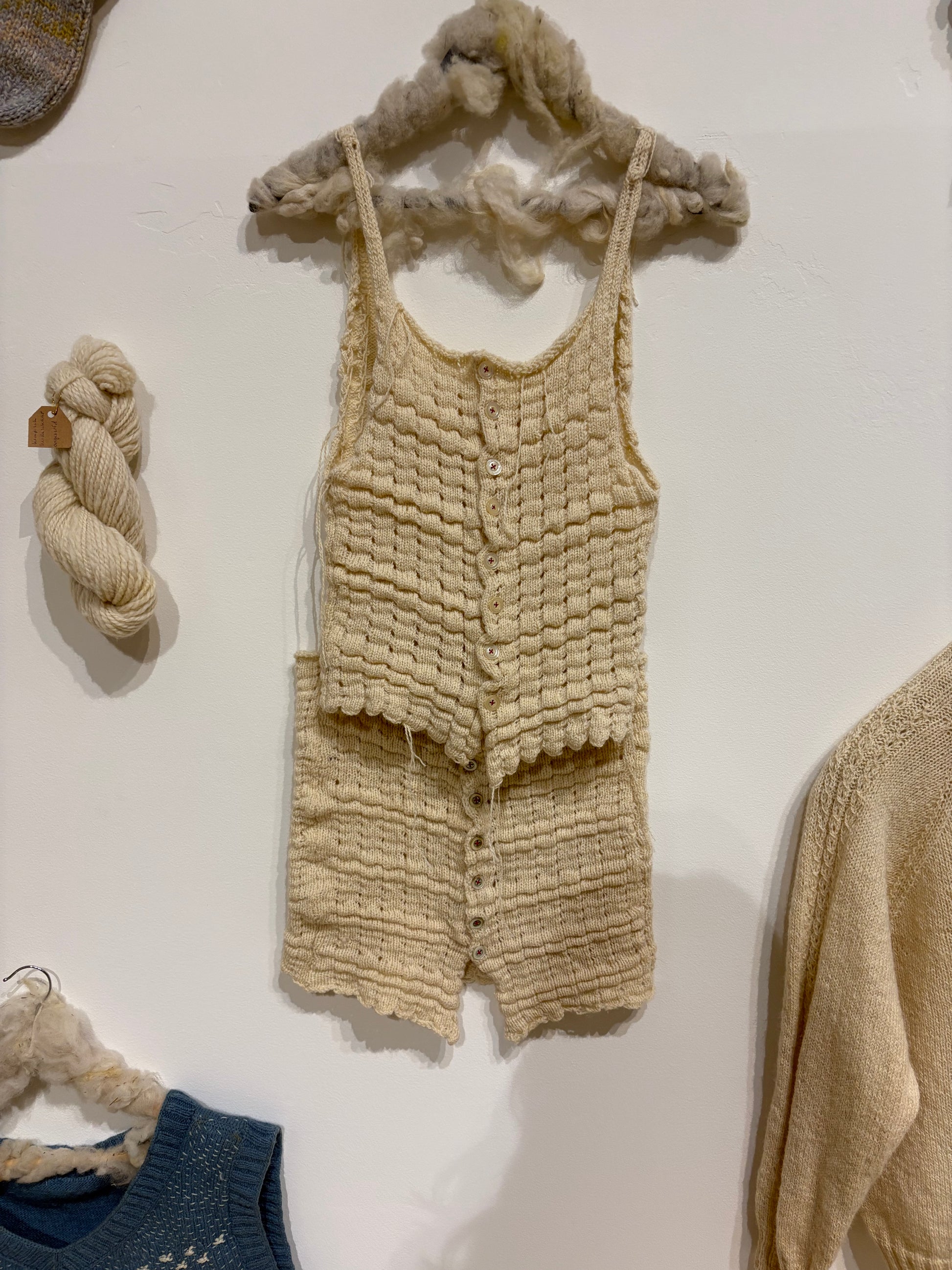 Curly Woolen Vest - Made to order