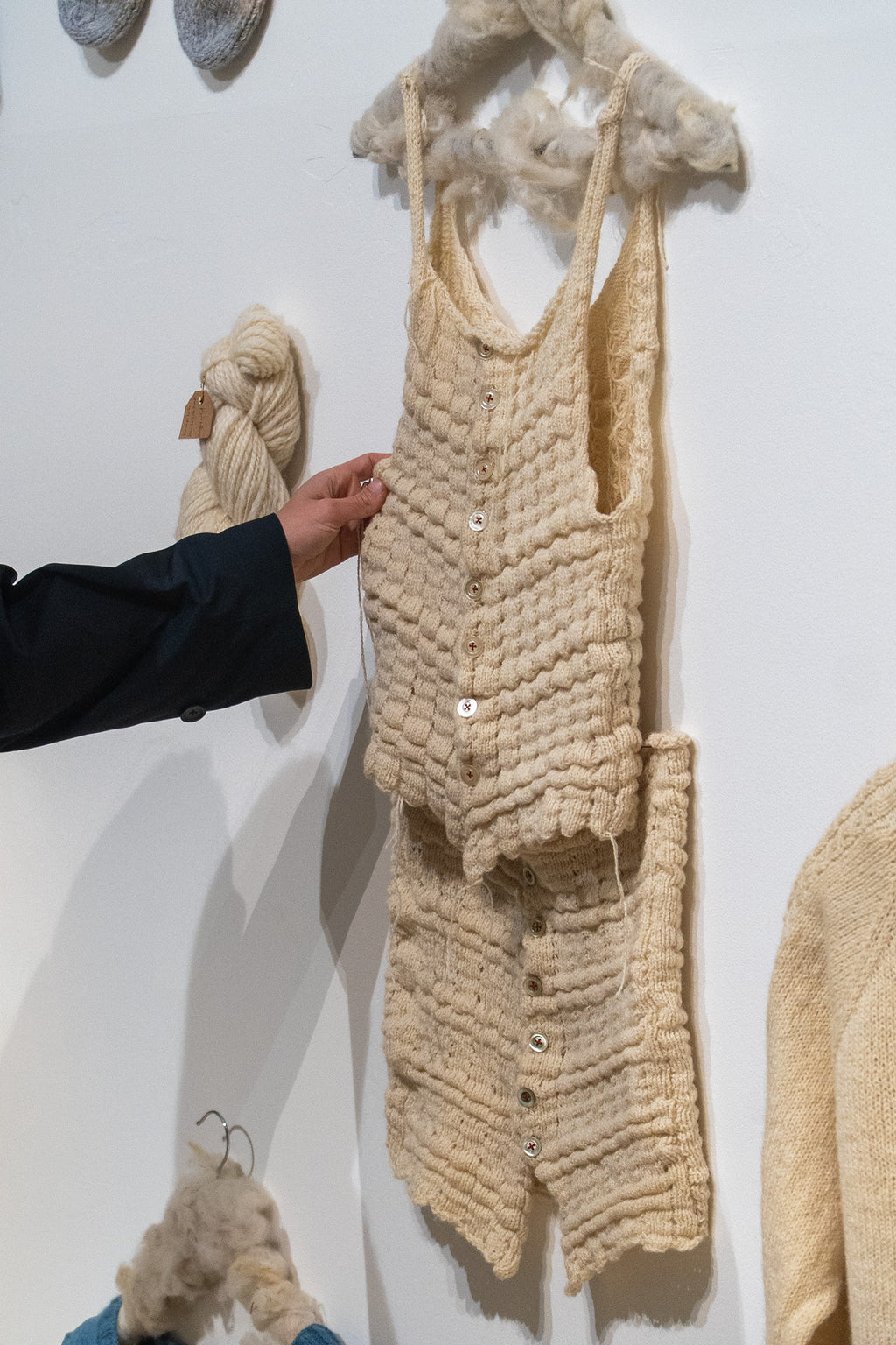 Curly Woolen Vest - Made to order